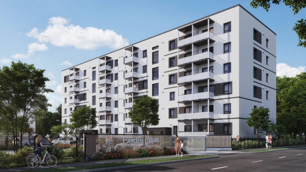 Pīlādžu mājas - 1. kārta, 1. ēka (Tumes iela 25) - Multi apartment - visualization