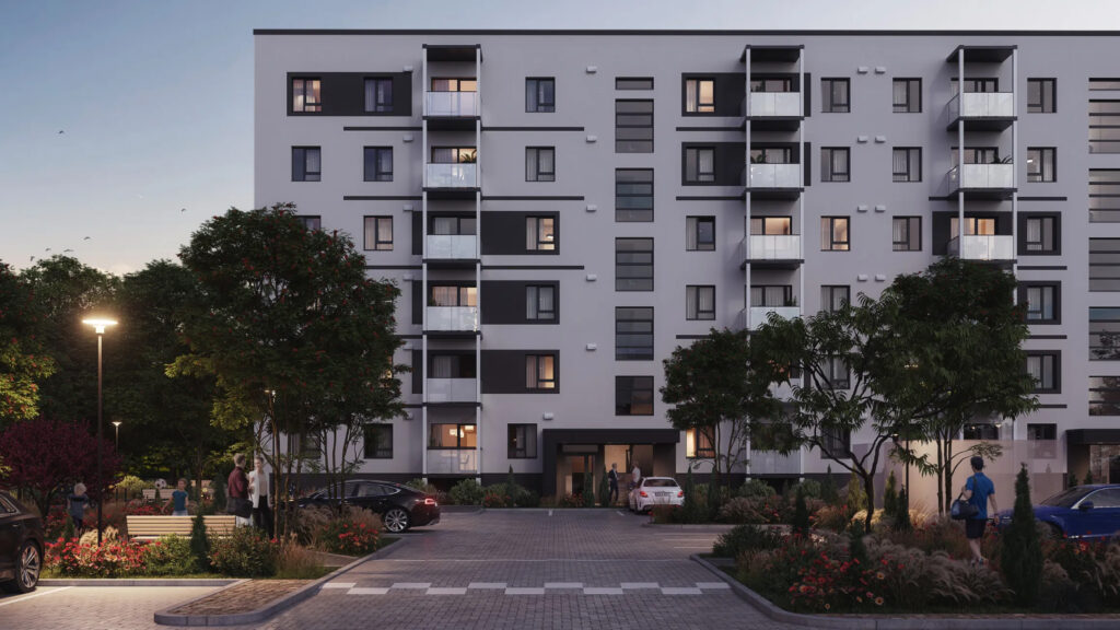 Pīlādžu mājas - 1. kārta, 1. ēka (Tumes iela 25) - Multi apartment - visualization