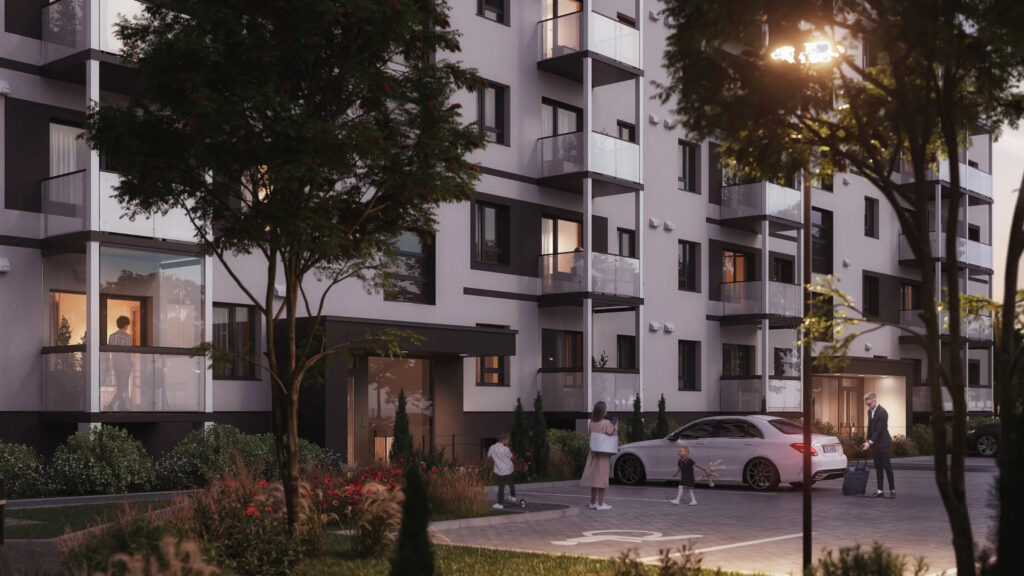 Pīlādžu mājas - 1. kārta, 1. ēka (Tumes iela 25) - Multi apartment - visualization