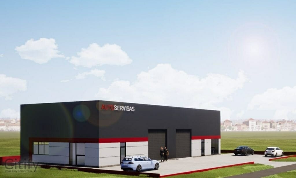 Autoservisas Nesvyžiaus g. 45M (Nesvyžiaus g. 45M) - Other commercial - visualization