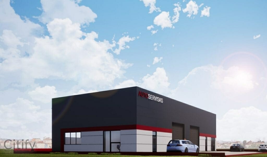 Autoservisas Nesvyžiaus g. 45M (Nesvyžiaus g. 45M) - Other commercial - visualization