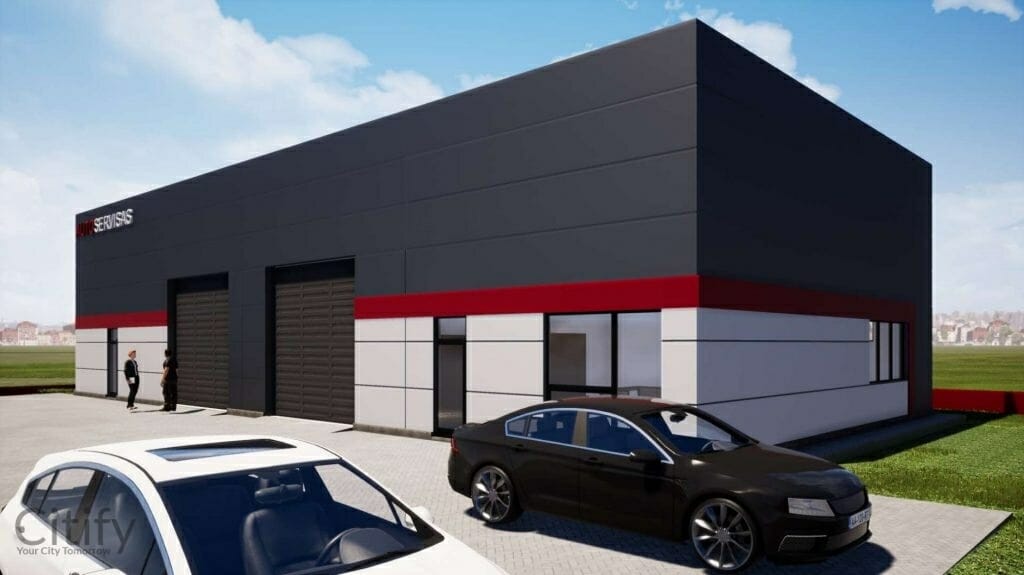 Autoservisas Nesvyžiaus g. 45M (Nesvyžiaus g. 45M) - Other commercial - visualization