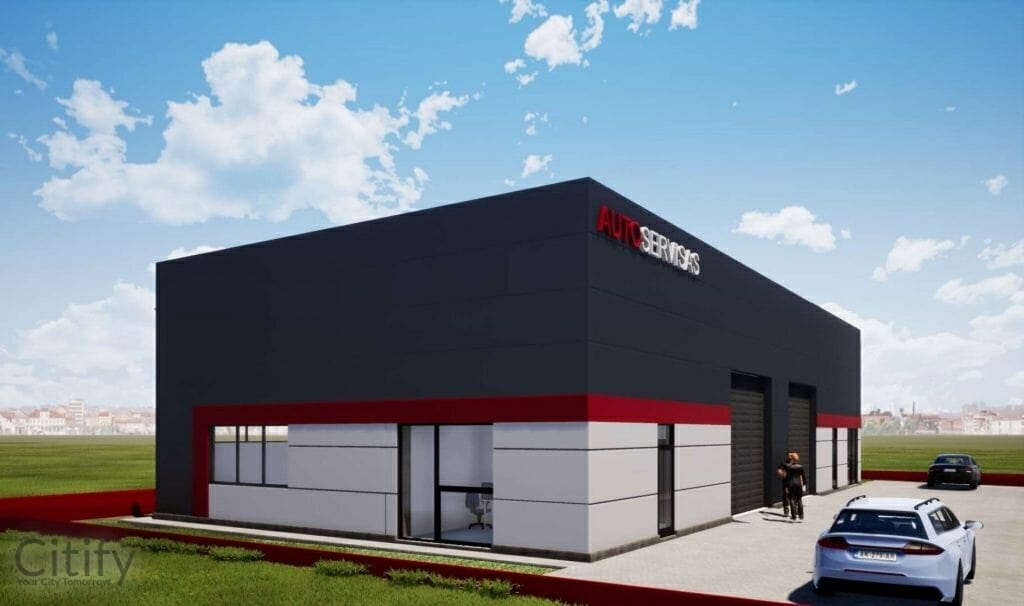 Autoservisas Nesvyžiaus g. 45M (Nesvyžiaus g. 45M) - Other commercial - visualization