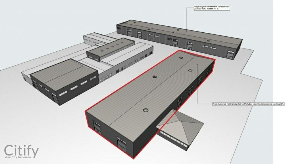 Draugystės g. 15M (Draugystės g. 15M) - Warehouse / Distribution center - visualization