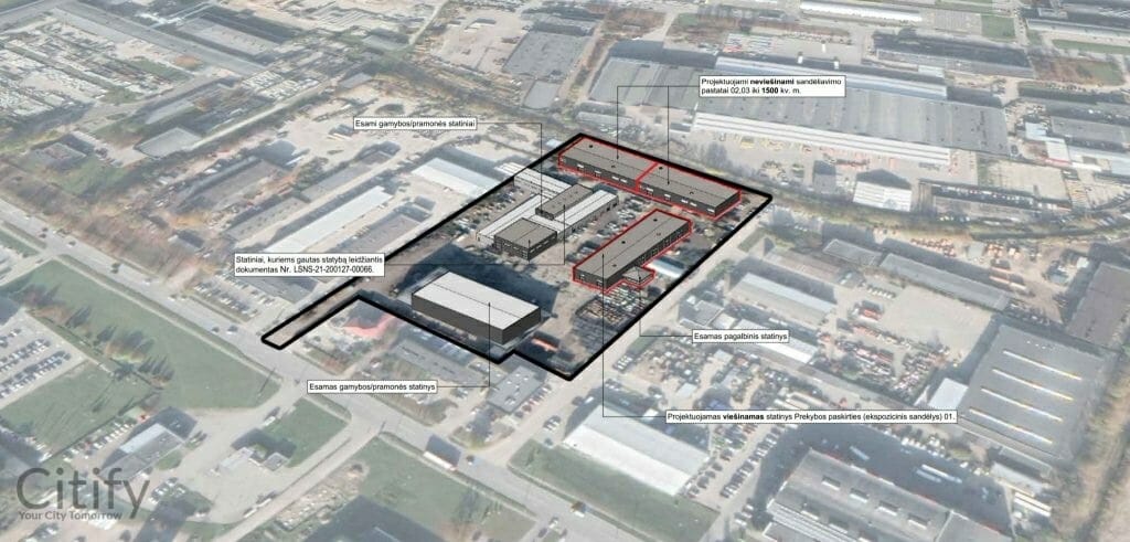 Draugystės g. 15M (Draugystės g. 15M) - Warehouse / Distribution center - visualization