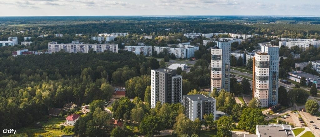 Vertikāles (Dumbrāja iela 29) - Daugiabutis - vizualizacija