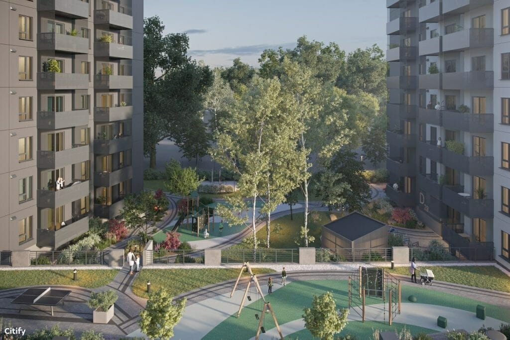 Vertikāles (Dumbrāja iela 29) - Daugiabutis - vizualizacija