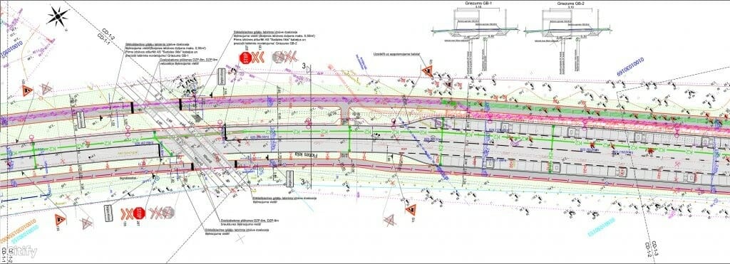 Flotes ielas pārbūve (Flotes iela) - Road - visualization