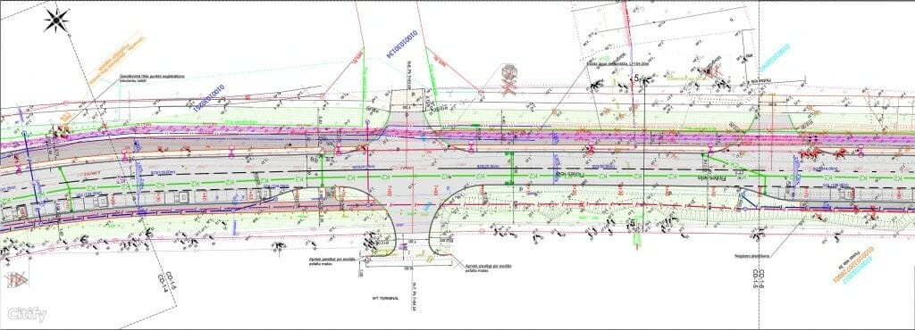 Flotes ielas pārbūve (Flotes iela) - Road - visualization