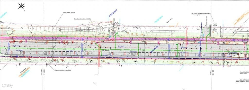 Flotes ielas pārbūve (Flotes iela) - Road - visualization