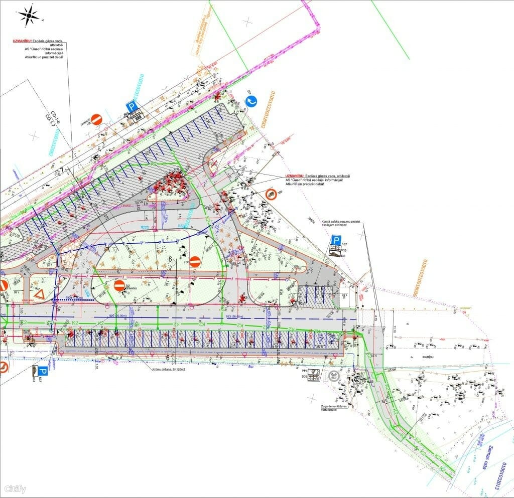 Flotes ielas pārbūve (Flotes iela) - Road - visualization
