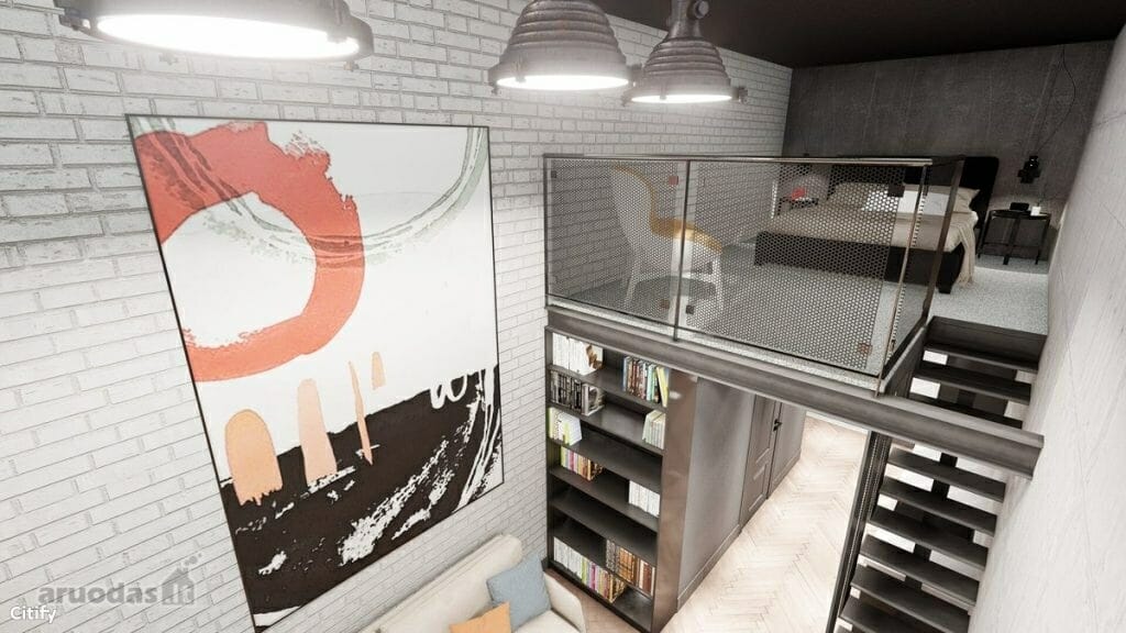 Geležinio Vilko g. 55 (Geležinio Vilko g. 55) - Lofts - visualization