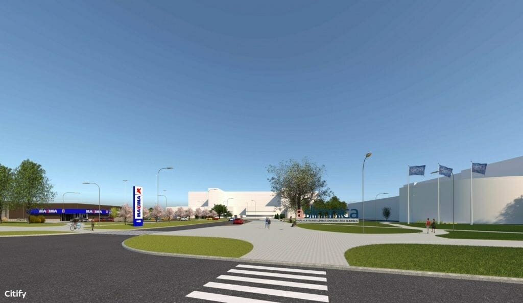 RAKUS labiekārtojums un gājēju ceļi (Hipokrāta iela 2, 4) - Pedestrian path, Square - visualization