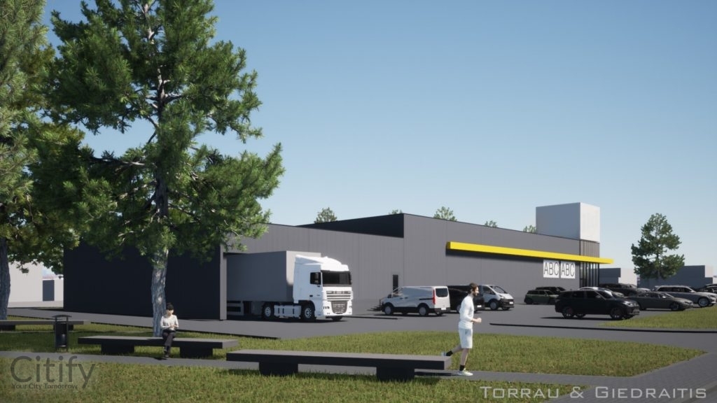 IKI Vieškeliuko g. 8 (Vieškeliuko g. 8) - Food store - visualization