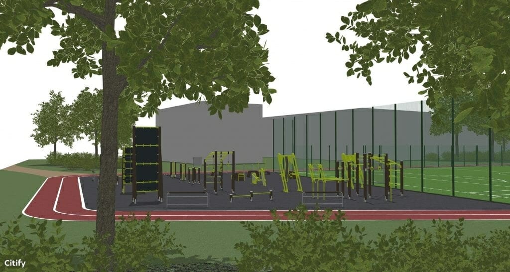 Kaukysos g. sporto aikštynas (Kaukysos g.) - Sports field or court - visualization