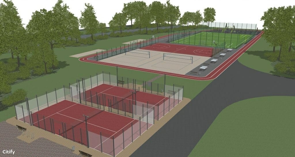 Kaukysos g. sporto aikštynas (Kaukysos g.) - Sports field or court - visualization