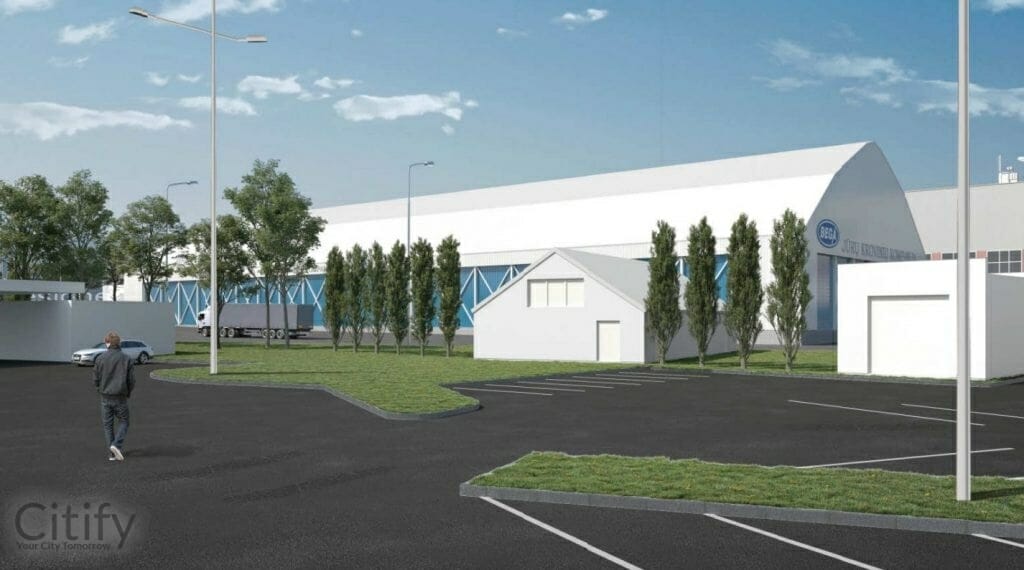 BEGA logistikos sandelis (Minijos g. 44A) - Noliktava / Izplatīšanas centrs - vizualizācija