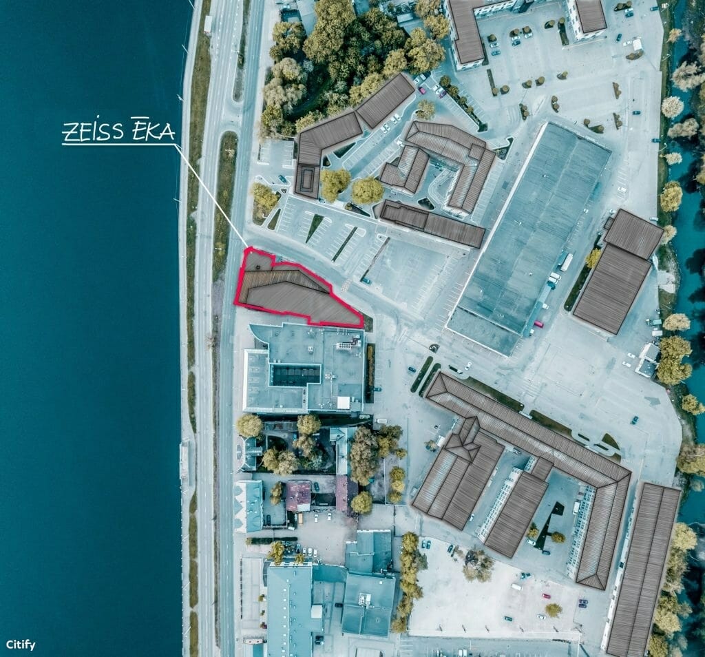 Zeiss Biroji (Dēļu iela 2) - Verslo centras - vizualizacija