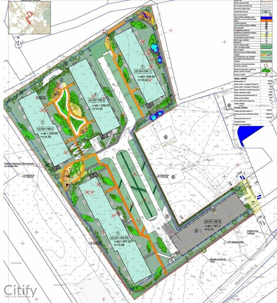 CITUS Sãva 4 etapas (Mykolo Lietuvio g. 14) - Multi apartment - visualization