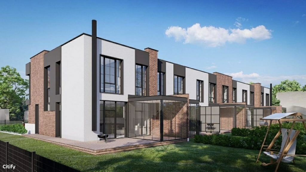 Kristiine Loftid (Püü 5a, 5b) - Row housing - visualization