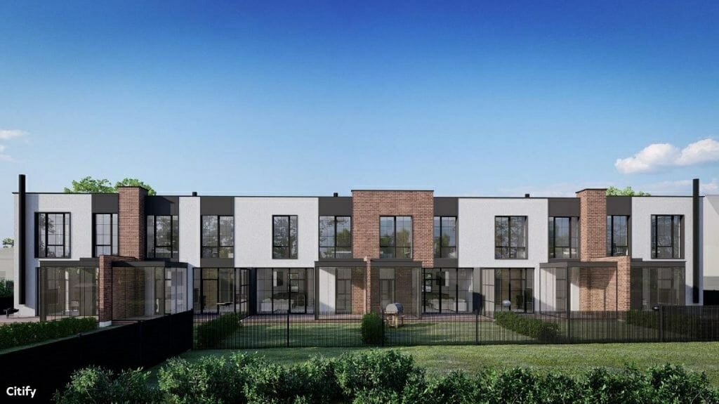 Kristiine Loftid (Püü 5a, 5b) - Row housing - visualization