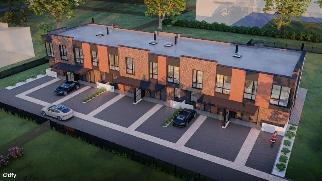 Kristiine Loftid (Püü 5a, 5b) - Row housing - visualization