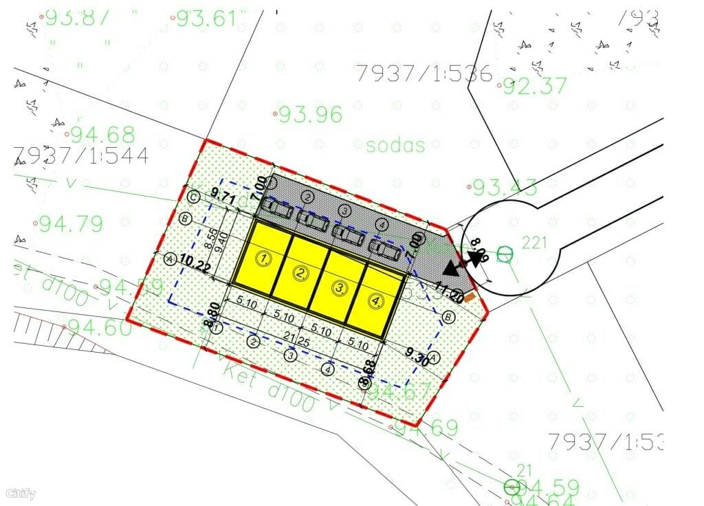 Santakos g. 10 (Santakos g. 10) - Row housing - visualization