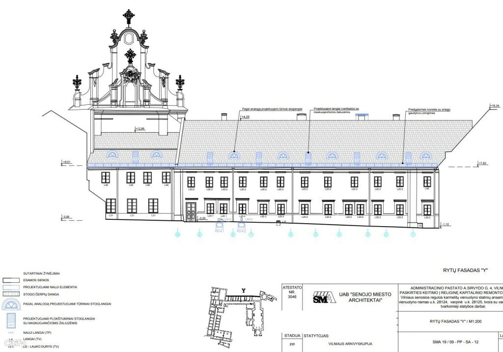 Šv. Jurgio vienuolyno remontas (K. Sirvydo g. 4) - House of worship - visualization
