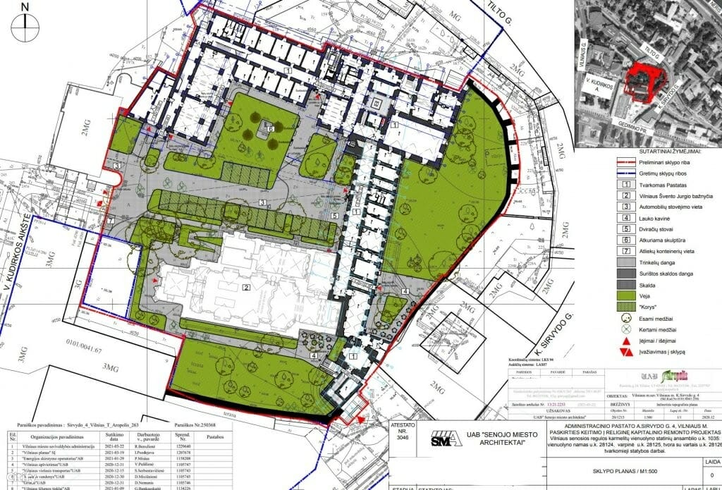 Šv. Jurgio vienuolyno remontas (K. Sirvydo g. 4) - House of worship - visualization