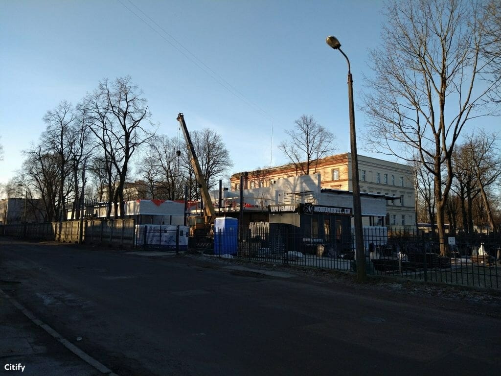 Tēraudlietuves iela 3 (Tēraudlietuves iela 3) - Cultural center - construction photos