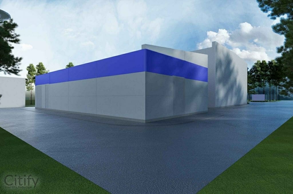 Vandenruošos įrenginiai Kleboniškio g. 1 (Kleboniškio g. 1) - Road - visualization