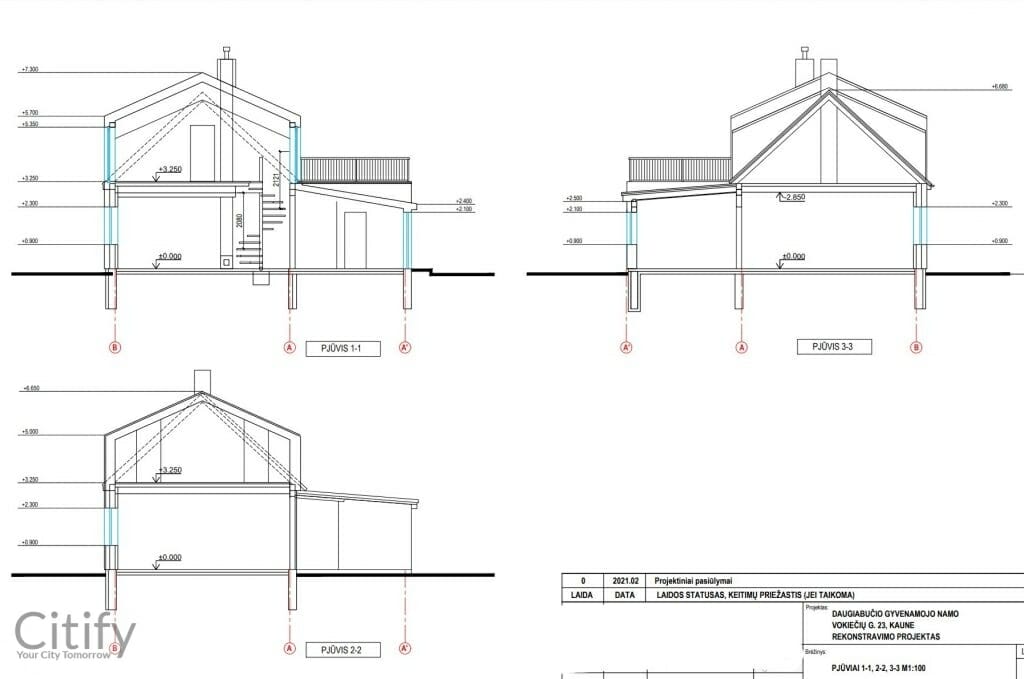 Vokiečių g. 23 (Vokiečių g. 23) - Multi apartment - visualization