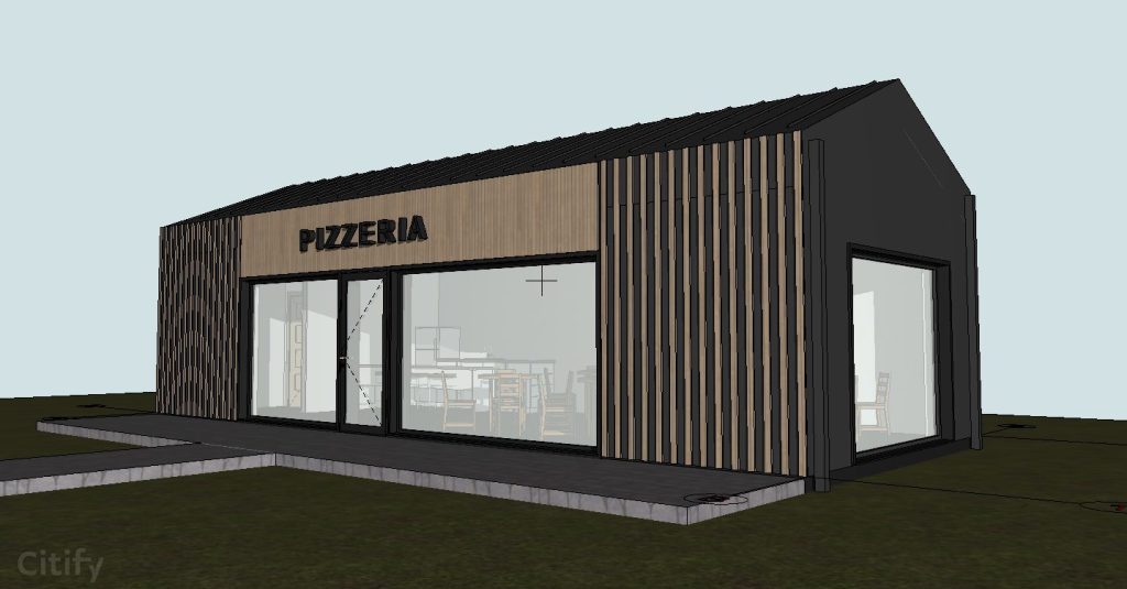 Burtnieku iela 32A (Burtnieku iela 32A) - Maisto parduotuvė - vizualizacija