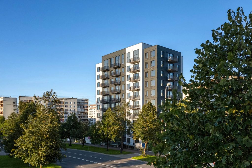 Mežciema mājas - 1. kārta (Sergeja Eizenšteina iela 47A) - Multi apartment - construction photos