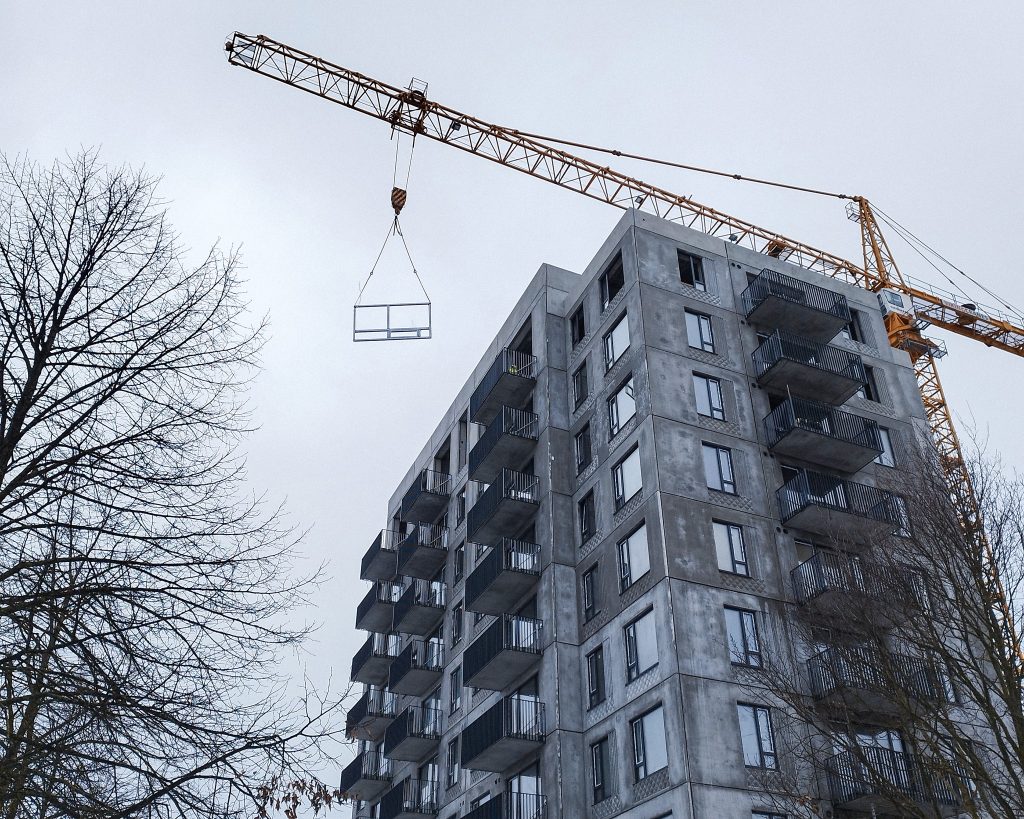 Mežciema mājas - 1. kārta (Sergeja Eizenšteina iela 47A) - Multi apartment - construction photos