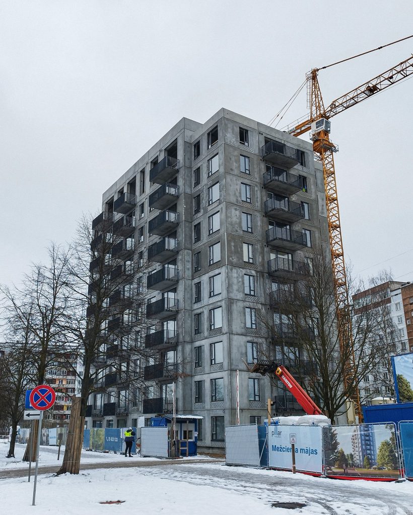 Mežciema mājas - 1. kārta (Sergeja Eizenšteina iela 47A) - Multi apartment - construction photos