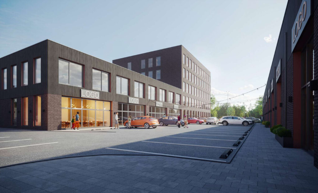 2BYSA (Dubysos g. 58A) - Shopping center - visualization