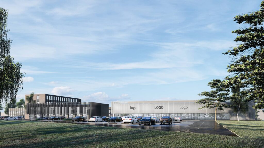 eMarket City 1 etapas (Eišiškių pl. 36) - Shopping center, Warehouse / Distribution center - visualization