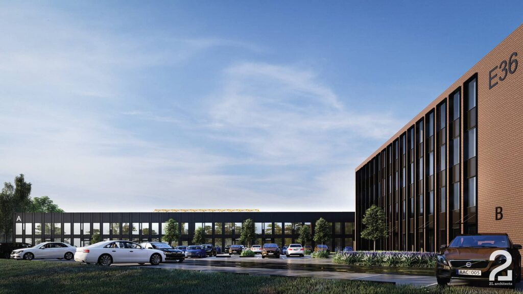 eMarket City 1 etapas (Eišiškių pl. 36) - Shopping center, Warehouse / Distribution center - visualization