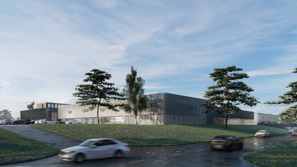 eMarket City 1 etapas (Eišiškių pl. 36) - Shopping center, Warehouse / Distribution center - visualization