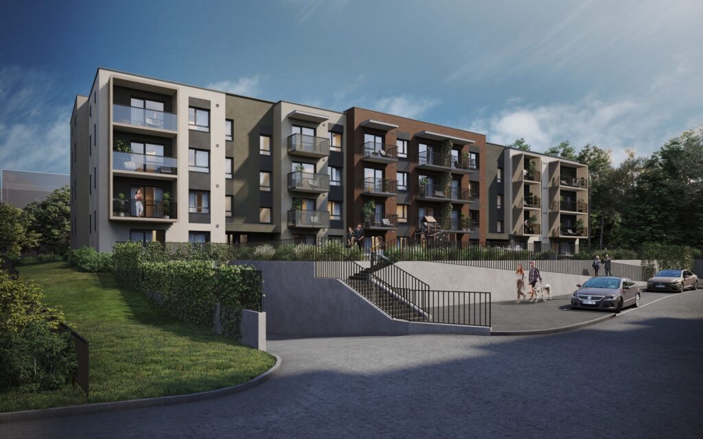 Pušų parkas (Lietaus g. 7) - Daudzdzīvokļu nams - vizualizācija