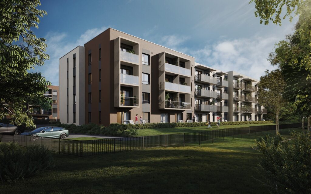 Pušų parkas (Lietaus g. 7) - Daudzdzīvokļu nams - vizualizācija