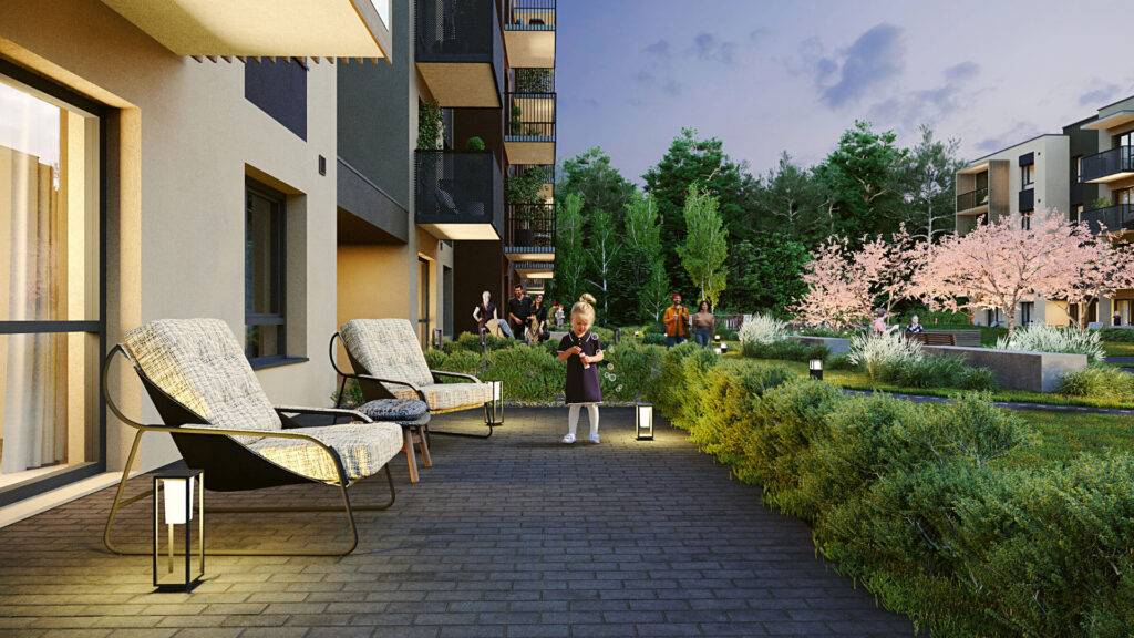 Pušų parkas (Lietaus g. 7) - Daudzdzīvokļu nams - vizualizācija