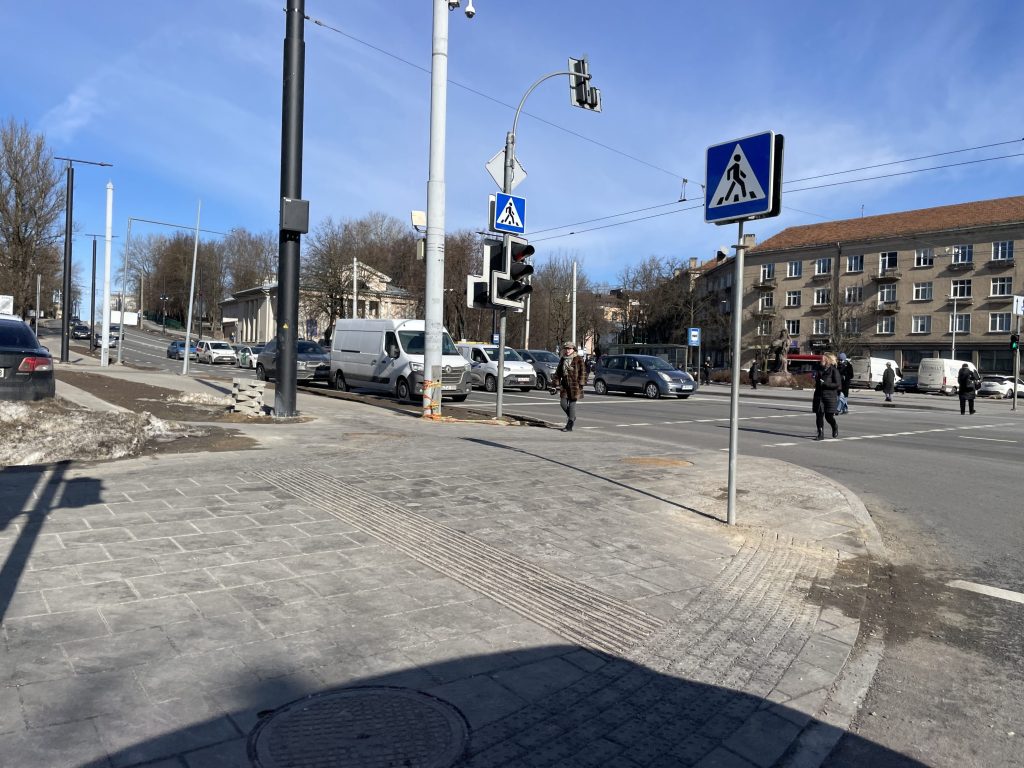 Kalvarijų g. ir Žalgirio g. sankryža (Kalvarijų g.) - Dviračių takas, Gatvė - statybų nuotraukos