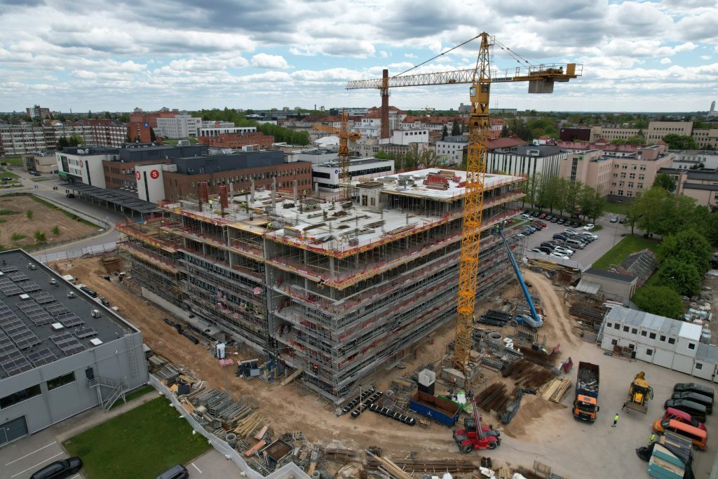 LSMU Infekcinių ligų pastatas (Eivenių g. 2) - Slimnīca - būvdarbu attēli