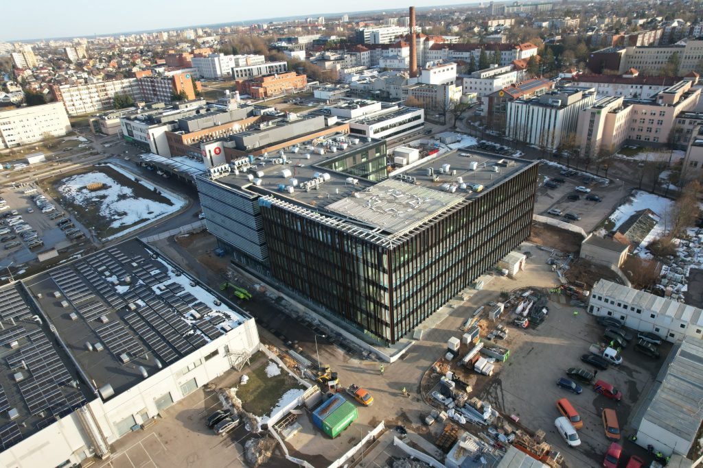 LSMU Infekcinių ligų pastatas (Eivenių g. 2) - Hospital - construction photos