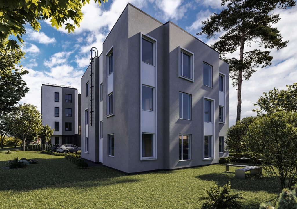 Stērstu nami - 2. kārta, 2. ēka (Stērstu iela 13C) - Multi apartment - visualization