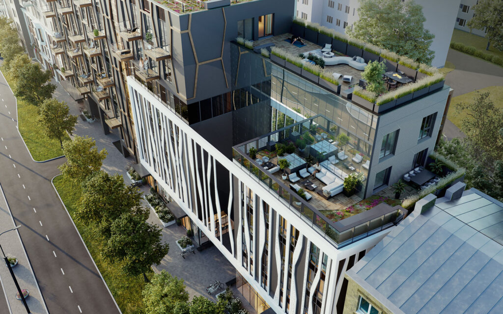 Avalon Plaza (Tartu mnt 44) - Daugiabutis, Verslo centras, Kita komercija - vizualizacija