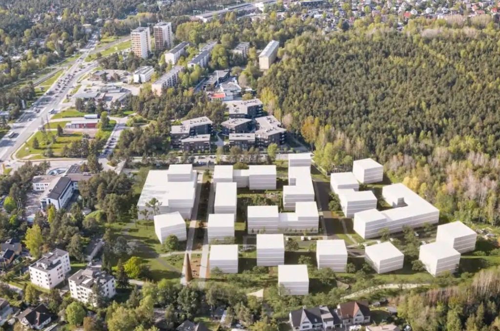 Teemeistri elamurajoon (Teemeistri 2) - Multi apartment, Other commercial - visualization