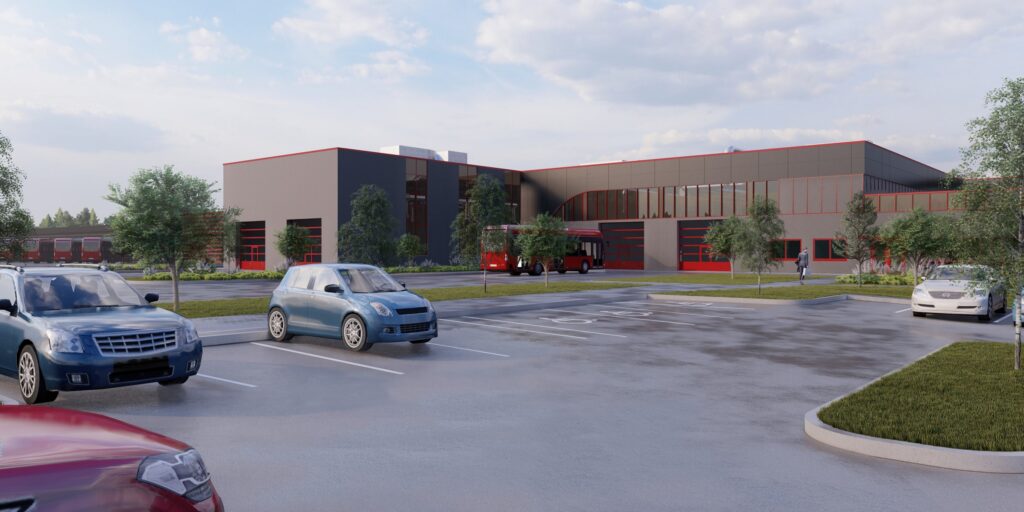 Vilniaus autobusų parkas Liepkalnio g. (Liepkalnio g. 111) - Autobusų terminalas - vizualizacija